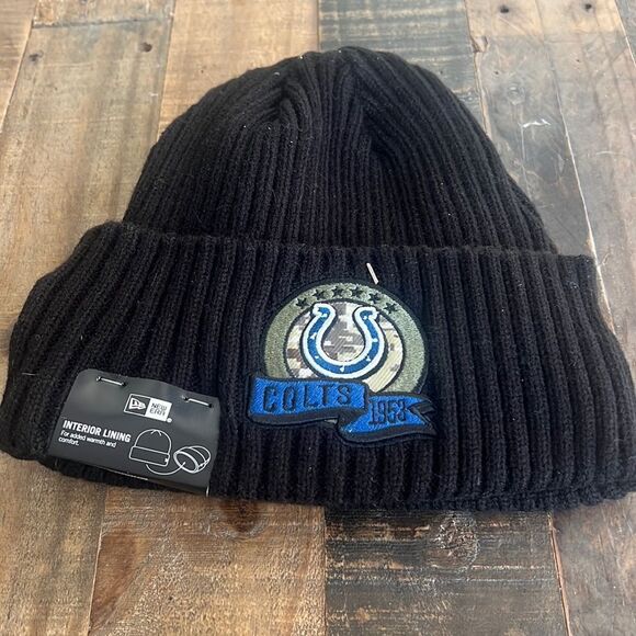 Indianapolis Colts New Era Beanie Hat OS - Picture 1 of 8